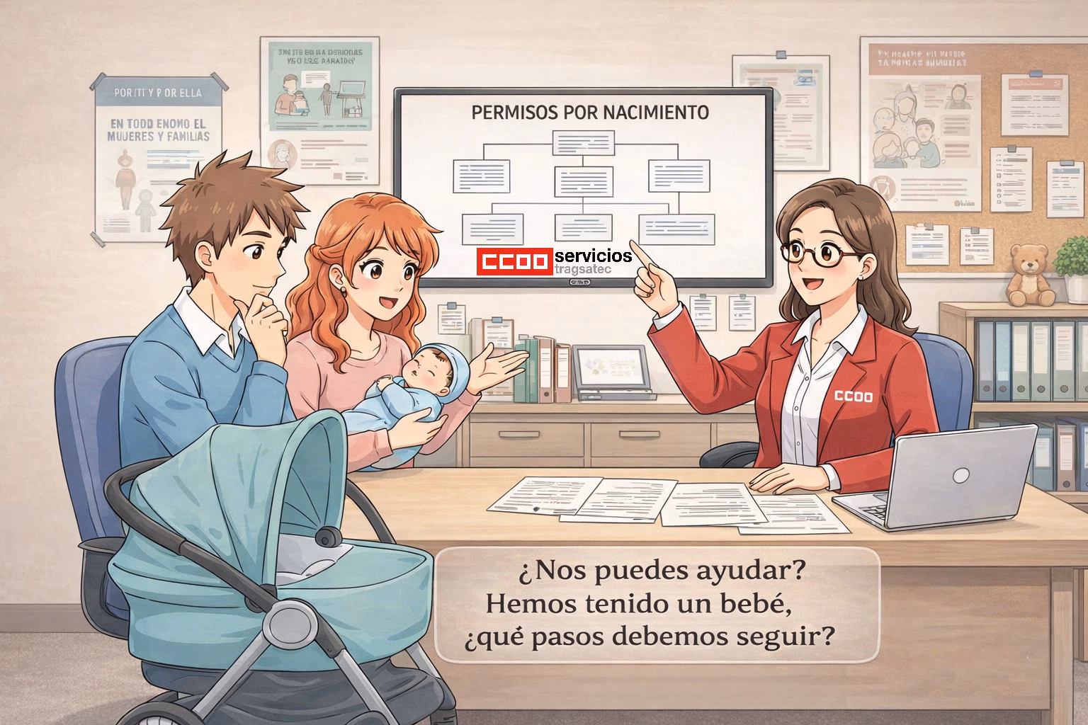 He sido mamá/papá, ¿y ahora qué? Caso práctico
